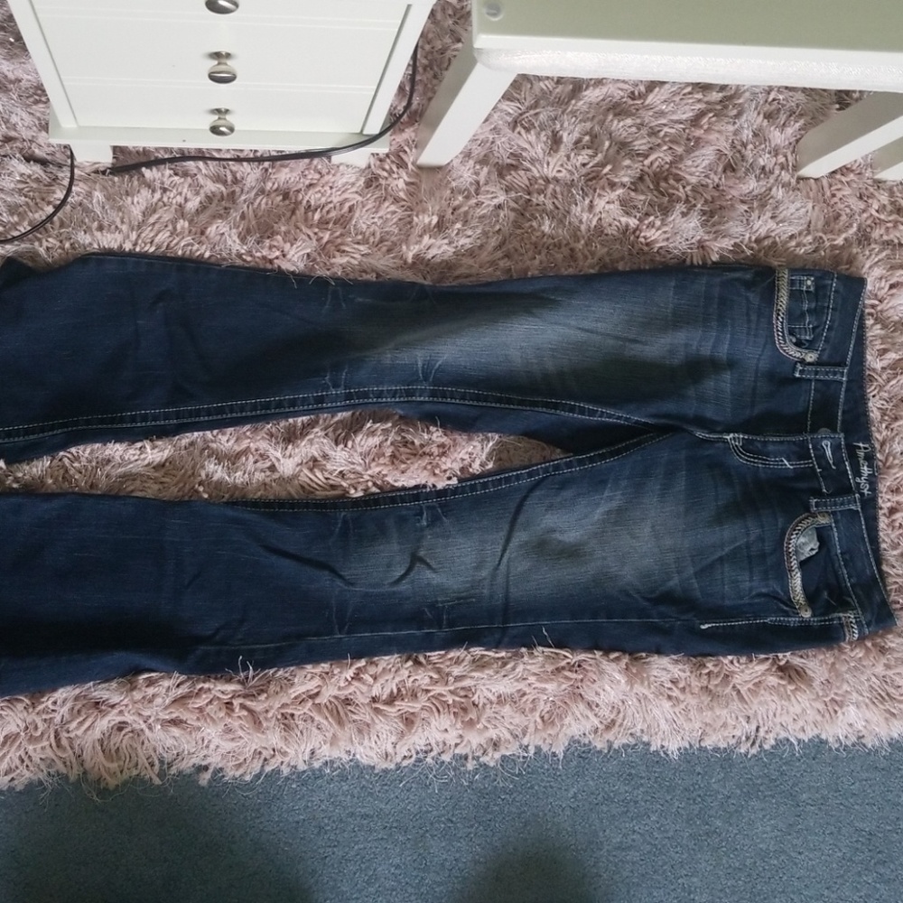 Amethyst blue jeans